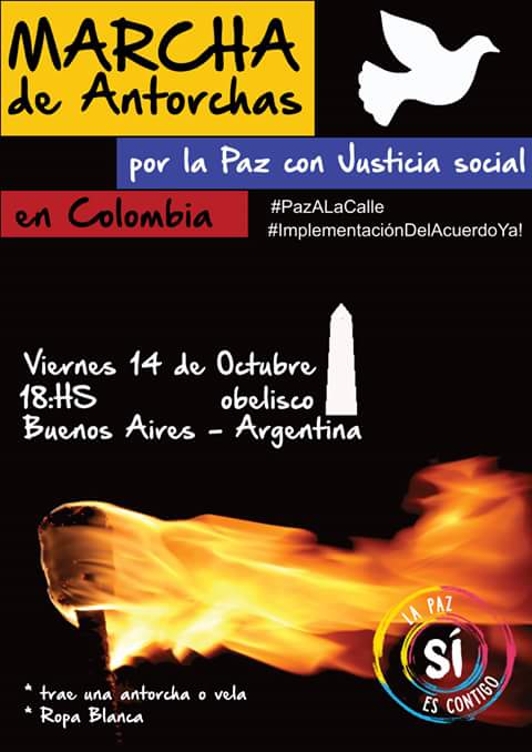 Marcha de Antorchas por la paz con justicia social